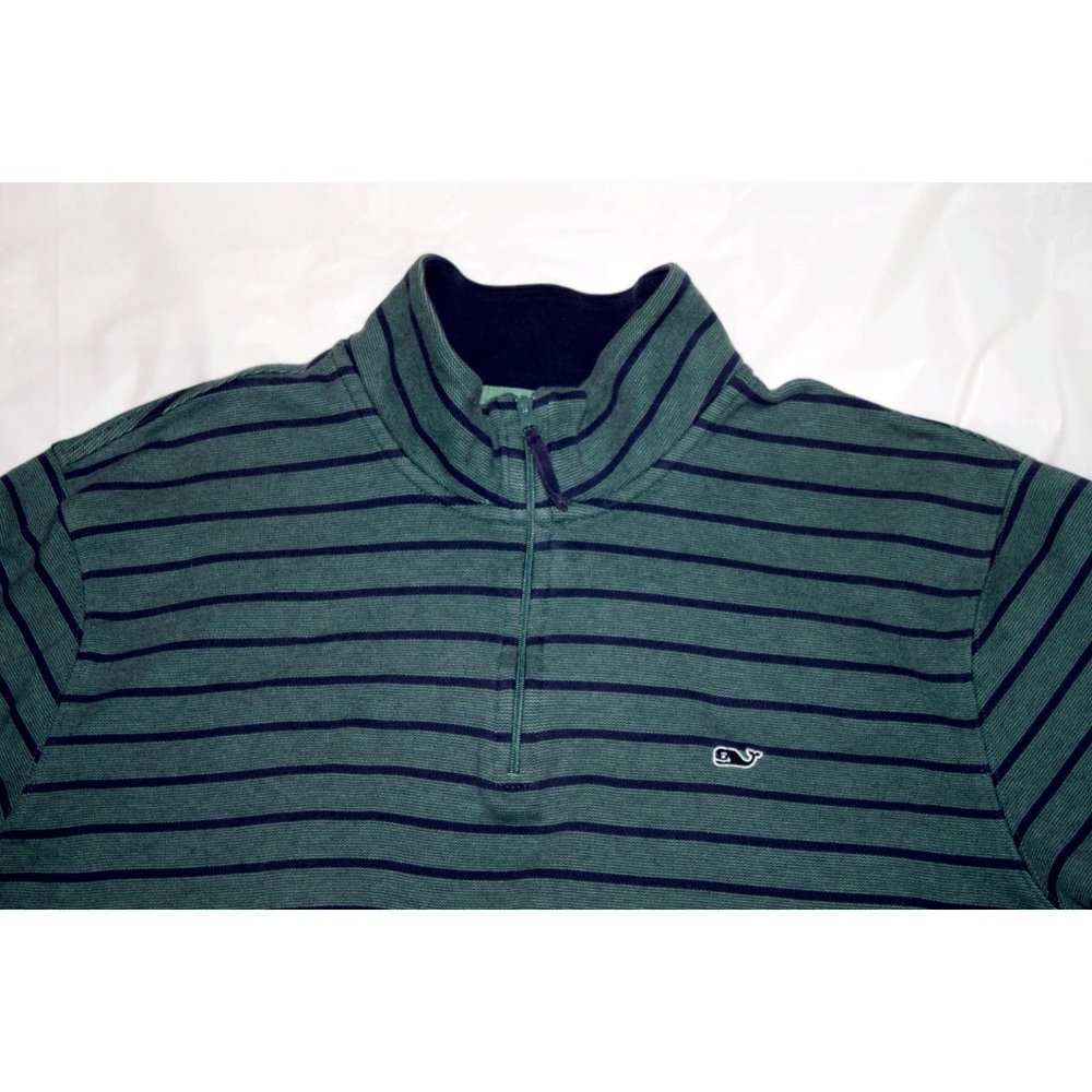 Vineyard Vines Mens Long Sleeve Zip Pullover Shirt - Picture 2 of 6